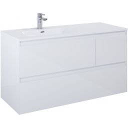 Elita Split szafka 120x45,8x63,5 cm podumywalkowa wisząca lewa biały połysk RE012006158060