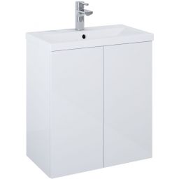 Elita Kido umywalka z szafką 60,6 cm biały połysk RE020600118060