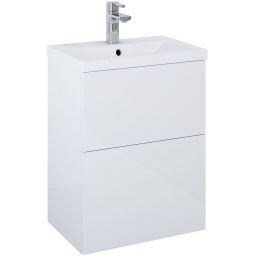 Elita Kido umywalka z szafką 50,6 cm biały połysk RE020501118060