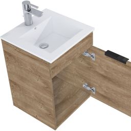 Elita Qubo Plus umywalka z szafką 40,5 cm dąb canela RE020400147050