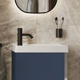 Elita Spring zestaw meblowy 45,5 cm umywalka z szafką navy blue matt RE020450137030