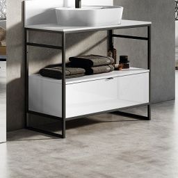 Elita Indus szafka 80 cm do stelaża biały połysk RE010800078060