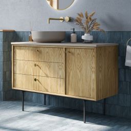 Elita Legacy szafka 120x45,6x54 cm podumywalkowa wisząca lewa dąb naturalny RE011200096690