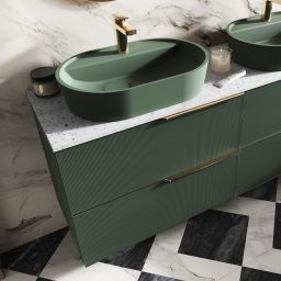 Elita Soho szafka 60x45,3x63,5 cm podumywalkowa wisząca forest green matt RE010604047010