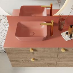 Elita ElitStone blat naszafkowy 60,6x46 cm terra pink matt RE050600016600