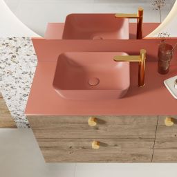 Elita ElitStone panel ścienny 121x20 cm terra pink matt RE181200016600