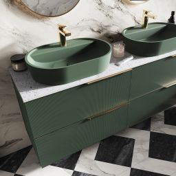 Elita Soho szafka 100x45,3x63,5 cm podumywalkowa wisząca forest green matt RE011004047010