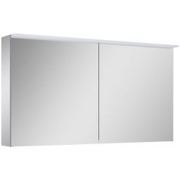 Elita Premium 2D szafka 120 cm lustrzana wisząca boczna z oświetleniem terra pink matt RE064666000010