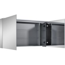 Elita Premium 2D szafka 120 cm lustrzana wisząca boczna z oświetleniem terra pink matt RE064666000010