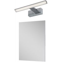 Zestaw Elita Sote lustro 60x80 cm prostokątne z kinkietem Rabalux Loric 1x6 W chrom (RE065800000010, 75023)
