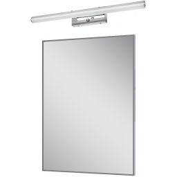 Zestaw Elita lustro 60x80 cm prostokątne z kinkietem Rabalux Turgon 1x13W chrom (RE060600020040, 75016)
