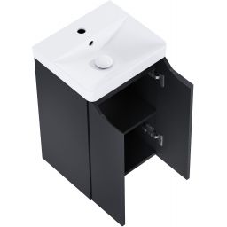 Elita Helo umywalka z szafką 40,8 cm czarny mat RE020400207160