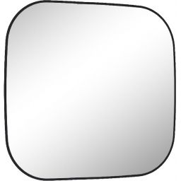 Elita Sharon lustro 80x70 cm owalne z oświetleniem czarny RE060800010560