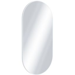 Excellent Revia lustro 100x50 cm owalne biały mat DOEX.RE100.050.WH