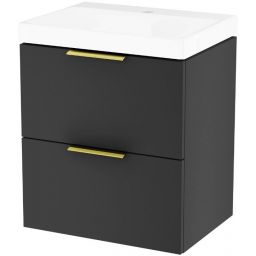 Excellent Blanko szafka 50 cm podumywalkowa wisząca czarny mat MLEX.6301.490.BL