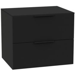 Zestaw Excellent Tuto 2.0 szafka 60 cm podumywalkowa wisząca z blatem czarny MLEX.2172.K.60.021B.BKBK