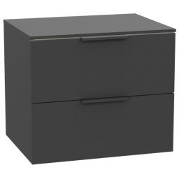 Zestaw Excellent Tuto 2.0 szafka 60 cm podumywalkowa wisząca z blatem szary MLEX.2172.K.60.021G.GRGR