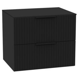 Zestaw Excellent Tuto 2.0 szafka 60 cm podumywalkowa wisząca z blatem czarny MLEX.2172.K.60.031B.BKBK