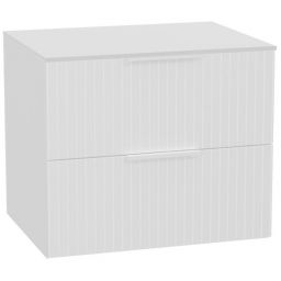 Zestaw Excellent Tuto 2.0 szafka 60 cm podumywalkowa wisząca z blatem biały MLEX.2172.K.60.031W.WHWH