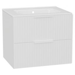 Excellent Tuto 2.0 szafka 60 cm podumywalkowa wisząca z umywalką Pik biały MLEX.2172.K.60.0365.WHWH