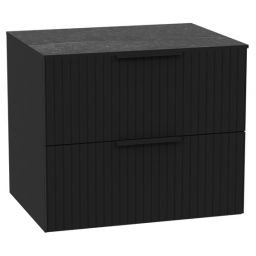 Excellent Tuto 2.0 szafka 60 cm podumywalkowa wisząca z blatem czarny-grafit MLEX.2172.K.60.03MA.BKBK