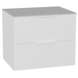 Excellent Tuto 2.0 szafka 60 cm podumywalkowa wisząca z blatem biały-szary MLEX.2172.K.60.03SJ.WHWH