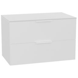 Zestaw Excellent Tuto 2.0 szafka 80 cm podumywalkowa wisząca z blatem biały MLEX.2172.K.80.021W.WHWH