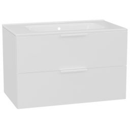 Zestaw Excellent Tuto 2.0 szafka 80 cm podumywalkowa wisząca z umywalką Pik biały MLEX.2172.K.80.0265.WHWH