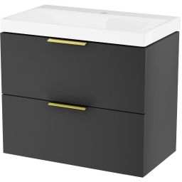 Excellent Blanko szafka 65 cm podumywalkowa wisząca czarny mat MLEX.6301.640.BL