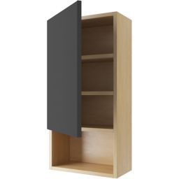 Excellent Tuto szafka 80 cm wisząca boczna lewa dąb/szary MLEX.0105.400.BLGR