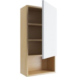 Excellent Tuto szafka 80 cm wisząca boczna dąb/biała MLEX.0107.400.BLWH