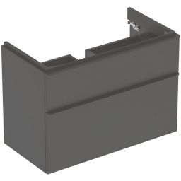 Geberit Smyle Square szafka 88,4 cm podumywalkowa wisząca lava mat 500.354.JK.1