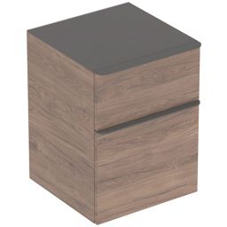 Geberit Smyle Square szafka 60 cm boczna wisząca orzech włoski hickory 500.357.JR.1