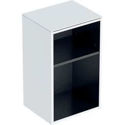 Geberit Smyle Square szafka boczna 60 cm wisząca lava/biały połysk 500.358.00.1