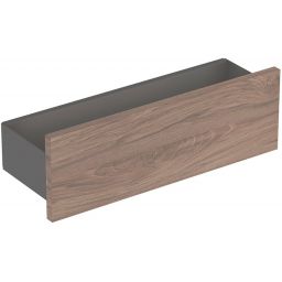 Geberit Smyle Square półka 45 cm ścienna lava mat/orzech włoski hickory 500.362.JR.1
