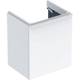Geberit Smyle Square szafka 53,6 cm podumywalkowa wisząca biały połysk 500.366.00.1