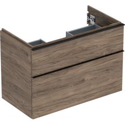 Geberit iCon szafka 88,8 cm podumywalkowa wisząca orzech hickory/lava mat 502.305.JR.1
