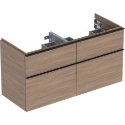 Geberit iCon szafka 118,4 cm podumywalkowa wisząca dąb/lava mat 502.309.JH.1