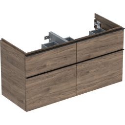 Geberit iCon szafka 118,4 cm podumywalkowa wisząca orzech hickory/lava mat 502.309.JR.1