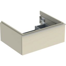 Geberit iCon szafka 59,2 cm podumywalkowa wisząca szary piaskowy połysk/szary piaskowy mat 502.310.JL.1