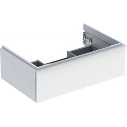 Geberit iCon szafka 74 cm podumywalkowa wisząca biały połysk/biały mat 502.311.01.1
