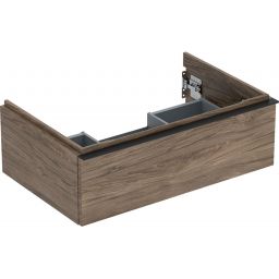 Geberit iCon szafka 74 cm podumywalkowa wisząca orzech hickory/lava mat 502.311.JR.1
