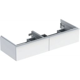 Geberit iCon szafka 118,4 cm podumywalkowa wisząca biały połysk/biały mat 502.314.01.1