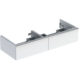 Geberit iCon szafka 118,4 cm podumywalkowa wisząca biały połysk/chrom 502.314.01.2