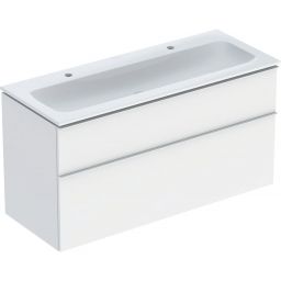 Geberit iCon Set Slim umywalka z szafką 120 cm zestaw meblowy KeraTect biały mat 502.334.01.3