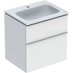 Geberit iCon Set Slim umywalka z szafką 60 cm zestaw meblowy biały mat 502.335.01.3
