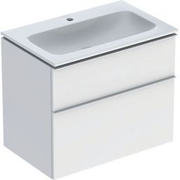 Geberit iCon Set Slim umywalka z szafką 75 cm zestaw meblowy biały mat 502.336.01.3