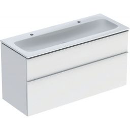 Geberit iCon Set Slim umywalka z szafką 120 cm zestaw meblowy biały mat 502.338.01.3