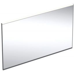 Geberit Option Plus Square lustro 120x70 cm prostokątne z oświetleniem LED czarny mat 502.785.14.1