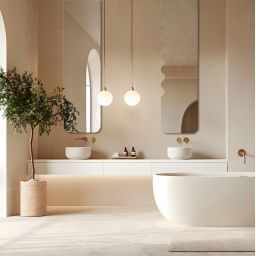 Guarda Harmony no.1 lustro 45x120 cm prostokątne srebrny BAS-HAR1-45X120